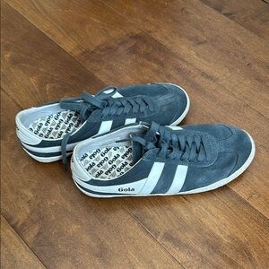 Gola Navy Blue Suede Sneakers